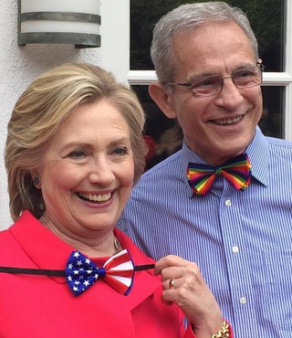 Hillary Clinton and Ed Buck (Ed Buck via Facebook)
